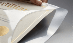 Certified copy of diploma with official notary stamp and seal