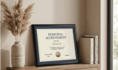 personalized graduation certificate