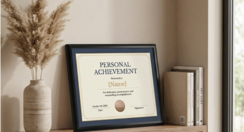 personalized graduation certificate